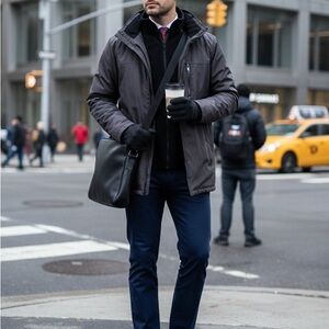 Kenneth Cole Reaction Charcoal Performance Jacket